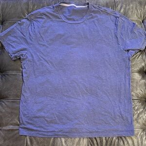 🍋lululemon athletica Men's Heathered Blue Tee XL